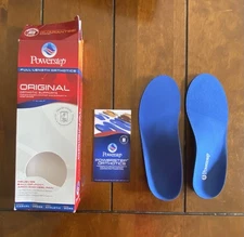 Powerstep Original Orthotic Insoles Support Size Men 5-5.5 Women 7-7.5