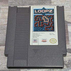 Loopz (Nintendo NES) Complete in Box CIB Authentic Tested 