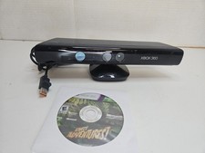 Microsoft Xbox 360 Kinect Sensor with Kinect Adventures Game Model 1414 Tested