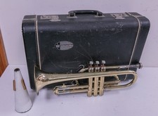 1968 - Cleveland Superior King Bb Student Cornet w/ Olds 3 Mouthpiece  Case