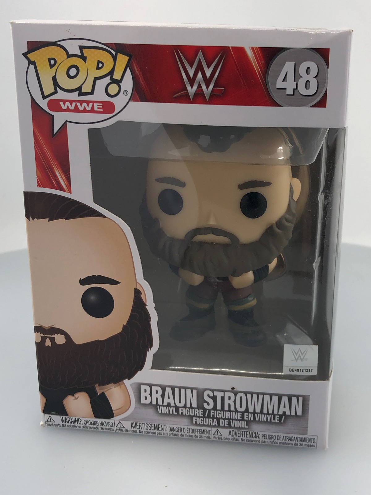 En Oferta Funko Pop! Wwe Braun Strowman #48 Vinyl Figure Damaged Box See Pics