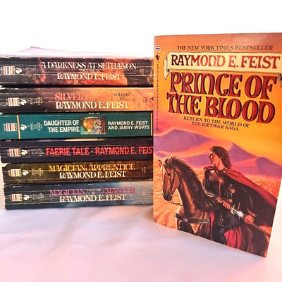 Raymond E Feist Paperback Book Lot Of 7 Books - Riftwar, Magician - Fast Ship