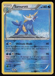 Samurott 32/114 XY - Steam Siege Reverse Holo Rare