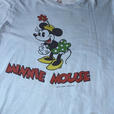 Vintage 80s Minnie Mouse Double-sided Graphic Single Stitch T