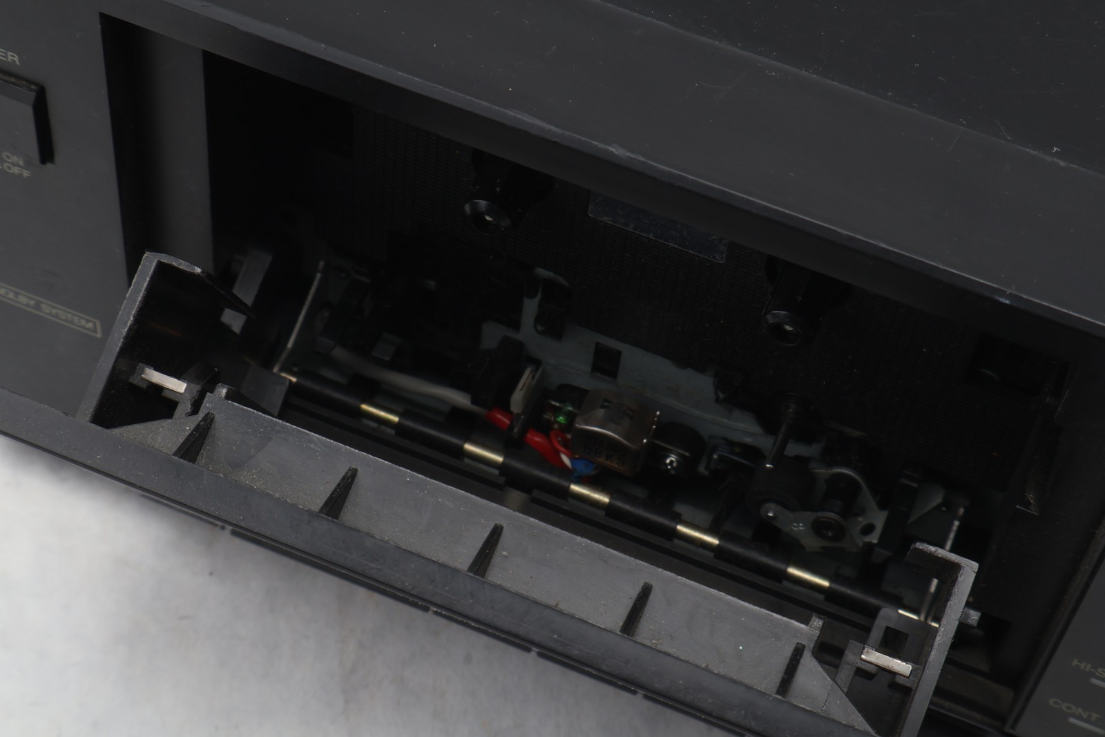 Front Loader Vector Graphics Vector Research VCX-325 Double Cassette Tape Deck Home Stereo Hi-Fi ...