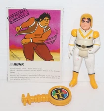 Voltron 1984 Hunk Action Figure Loose Complete w/ Key & Card Panosh Place