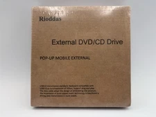 Rioddas External DVD/CD Drive Model BT638 USB3.0 Pop-up Mobile External