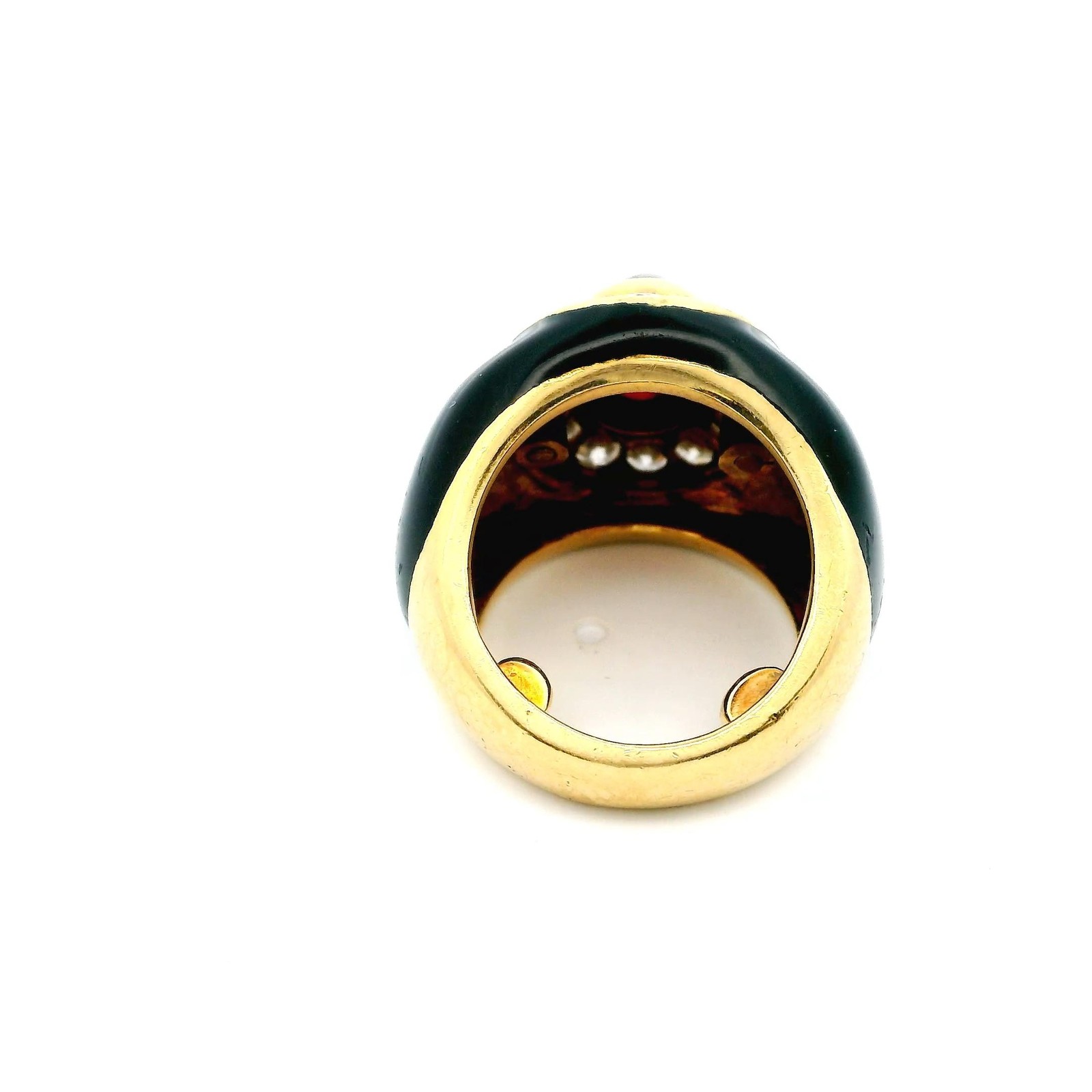 Andrew Clunn 18k Ruby & Diamond Ring - image 3