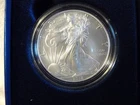 2018 W Uncirculated $1 US Mint American Silver Eagle with Box, OGP & COA