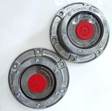 New Pair Genuine Stemco 343-4009 Axle Hub Caps