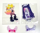 Panty & Stocking Acrylic Stand Panty Stocking Set of 2 Family Mart Limited NEW