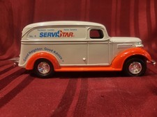 ERTL 1938 Chevy Panel Truck 1:25 Diecast Coin Bank H139 Servistar NIB