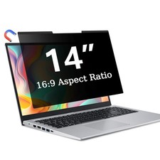 ZOEGAA Magnetic Privacy Screen Laptop 14 Inch, Compatible with HP Dell Xps Ac...