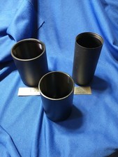 3 PCS SUN SHADES SCOPE OPTICS GUN ACCESSORIES 1 5/8X4, 2X3 1/8, & 2 1/2X 3 1/8"