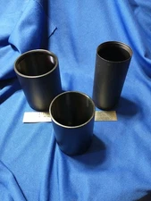 3 PCS SUN SHADES SCOPE OPTICS GUN ACCESSORIES 1 5/8X4, 2X3 1/8, & 2 1/2X 3 1/8"