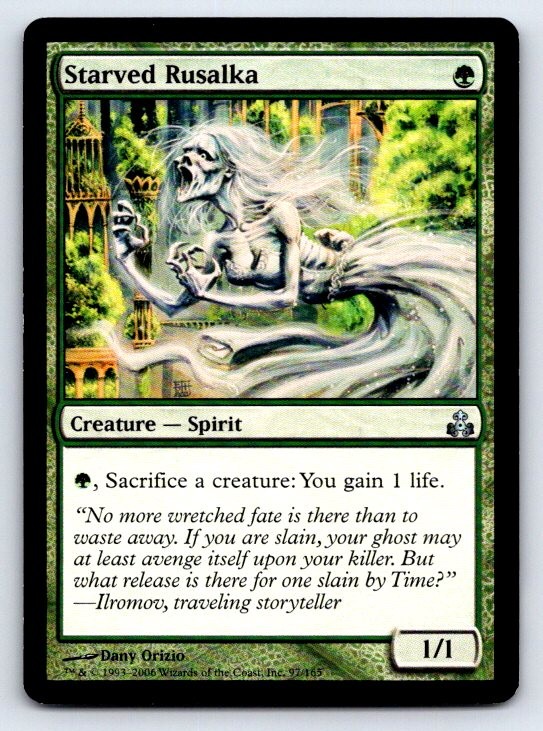 Starved Rusalka Uncommon Guildpact Magic: The Gathering