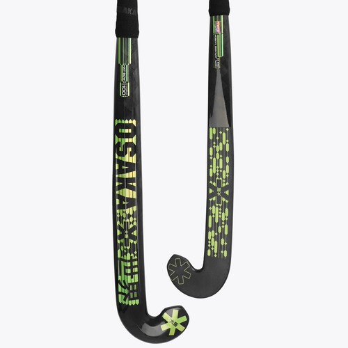 Osaka Pro Bow 100 Feldhockeyschläger Futurelab NXT schwarz grün Kohlefaser - Bild 1 von 6
