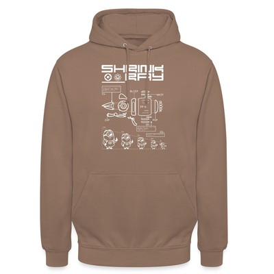 Minions Bauplan Schrumpfstrahler Despicable Me Unisex Hoodie