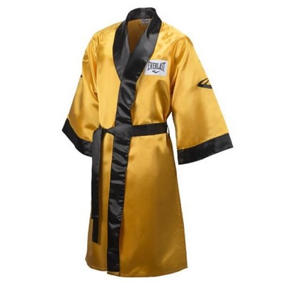 Everlast Boxing Robe In Golden Colour Premium Satin For boxing Wea 