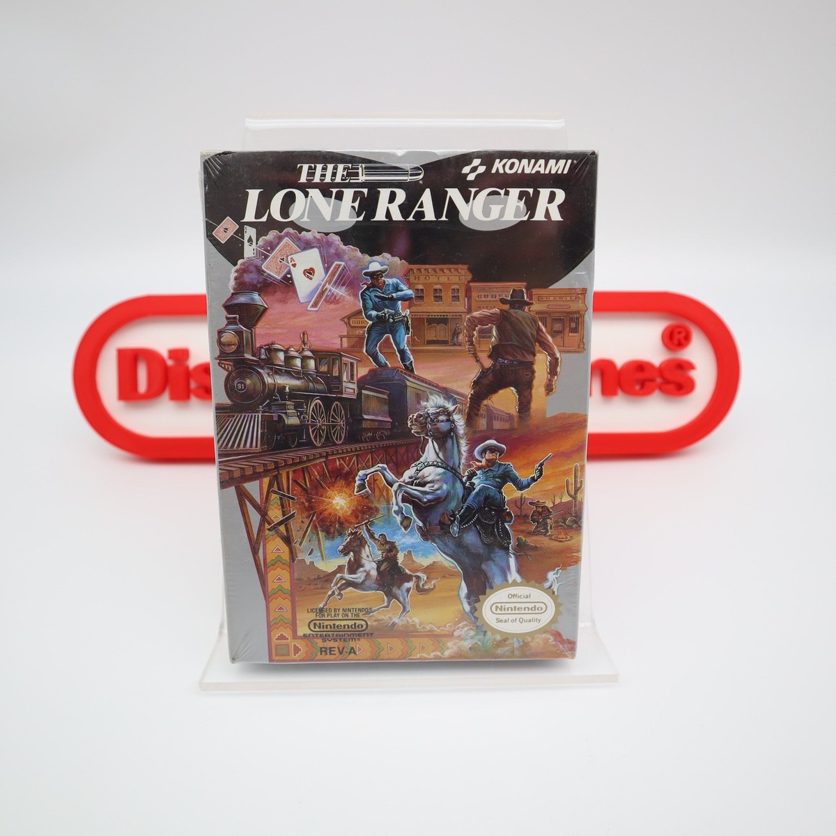 The Lone Ranger（ローン レンジャー）【中古美品・NES北米版】 The Lone Ranger (Nintendo NES, 1991) H-Seam Sealed NOS Rare
