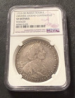 Russia 1723 OK Silver 1 Rouble NGC VF Details Peter I — photo 1