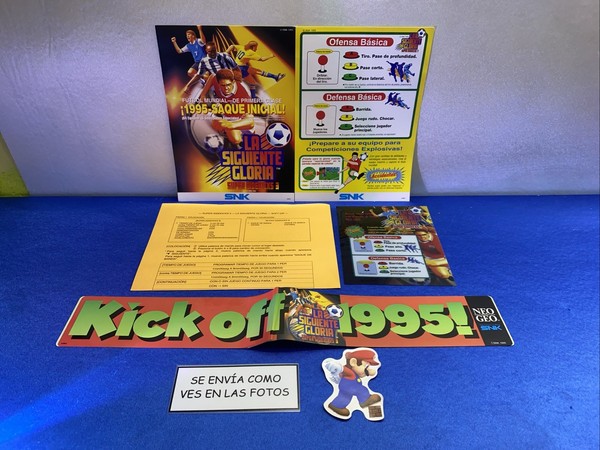 FLIP MVS LA SIGUIENTE GLORIA SUPER SIDEKICKS 3 100% ORIGINAL