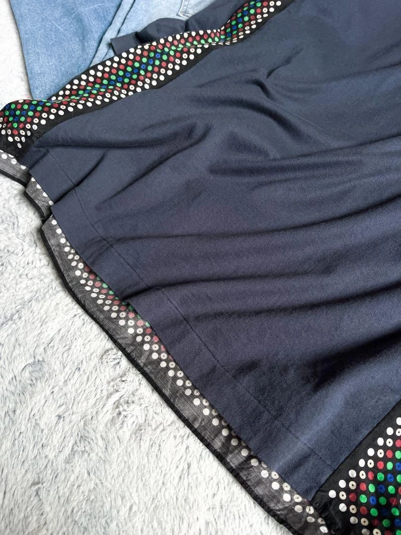 Sacai Dot Pattern Backf Tunica Docking Materiale Diversi 2