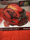 Kurt Warner Signed Rave Arizona Cardinals Mini Helmet Beckett COA
