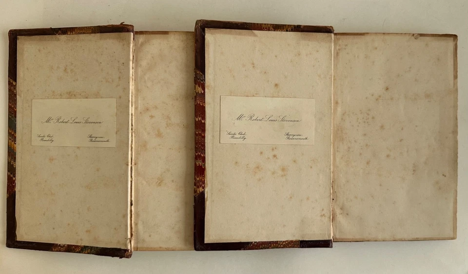2 books by PJ De Beranger (mid 1800s) from the library of Robert Louis Stevenson - image 2 of 4