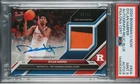 Dylan Harper 2024 Bowman U Now #82A Auto-Relic Blue 49/49 PSA