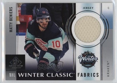 2024-25 Upper Deck SP Game Used Winter Classic Fabrics Matty Beniers #WCF-1 7m7