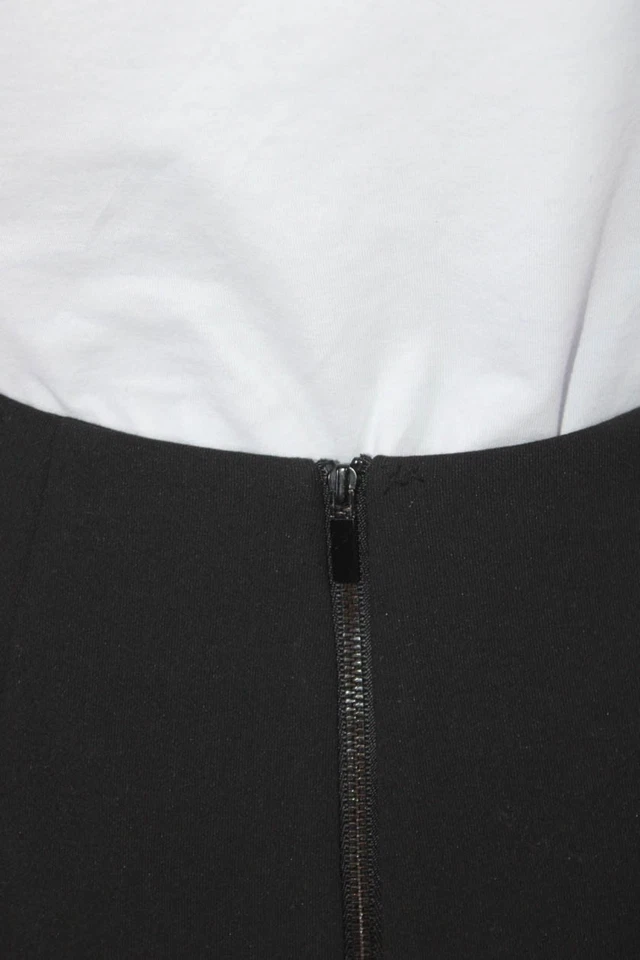 Falda lápiz negra Elizabeth and James para mujer corte láser hasta la rodilla talla 0 Foto 4 de 4