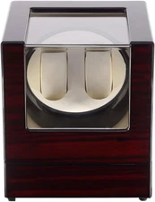Automatic Watch Winder Box Luxury Wooden Watch Storage Case Double Watch Winder