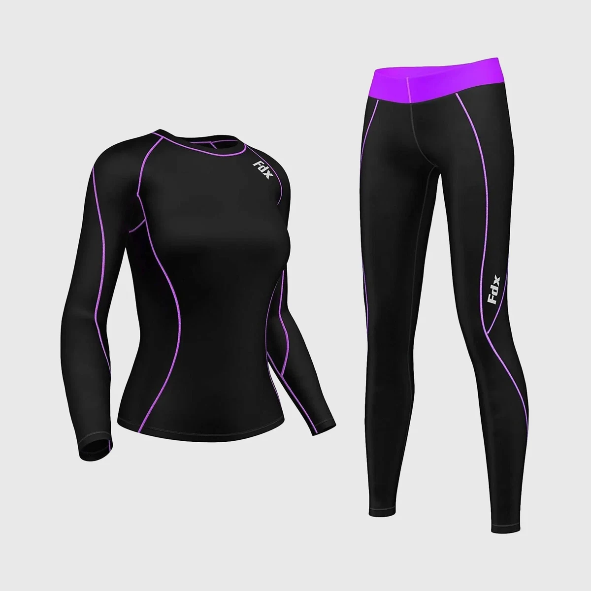 FDX Compression Top & leggings Ladies gym sports Small cycling