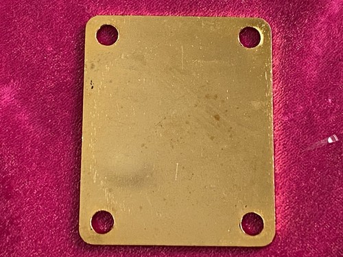 Vintage FERNANDES Gold Halsplatte 70er-80er Jahre Japan RST FST MIJ - Bild 2 von 2