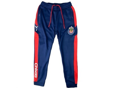 Chivas Del Guadalajara Joggers Casual Sweatpants, With Zipper Pockets