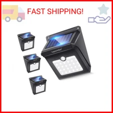 Luposwiten Solar Outdoor Lights Waterproof - Super Bright Motion Sensor Outdoor