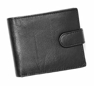 RAS Cuir de portefeuille RFID Blocage de la carte sans contact en toute sécurité ID Poche de monnaie de protection
