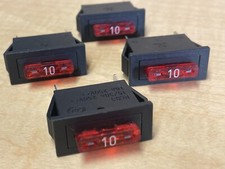 4X Panel Mount ATC Blade Automotive Fuse Holder Truck Motorcycle Boat 12 Volt