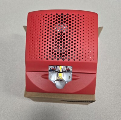 Edwards G4SVRF Wall Speaker/Strobe Red, Fire Marking