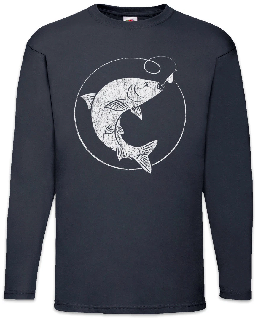 Fishing II Long Sleeve T-Shirt Fun Fish Sea River Angler Rod and Line Sports