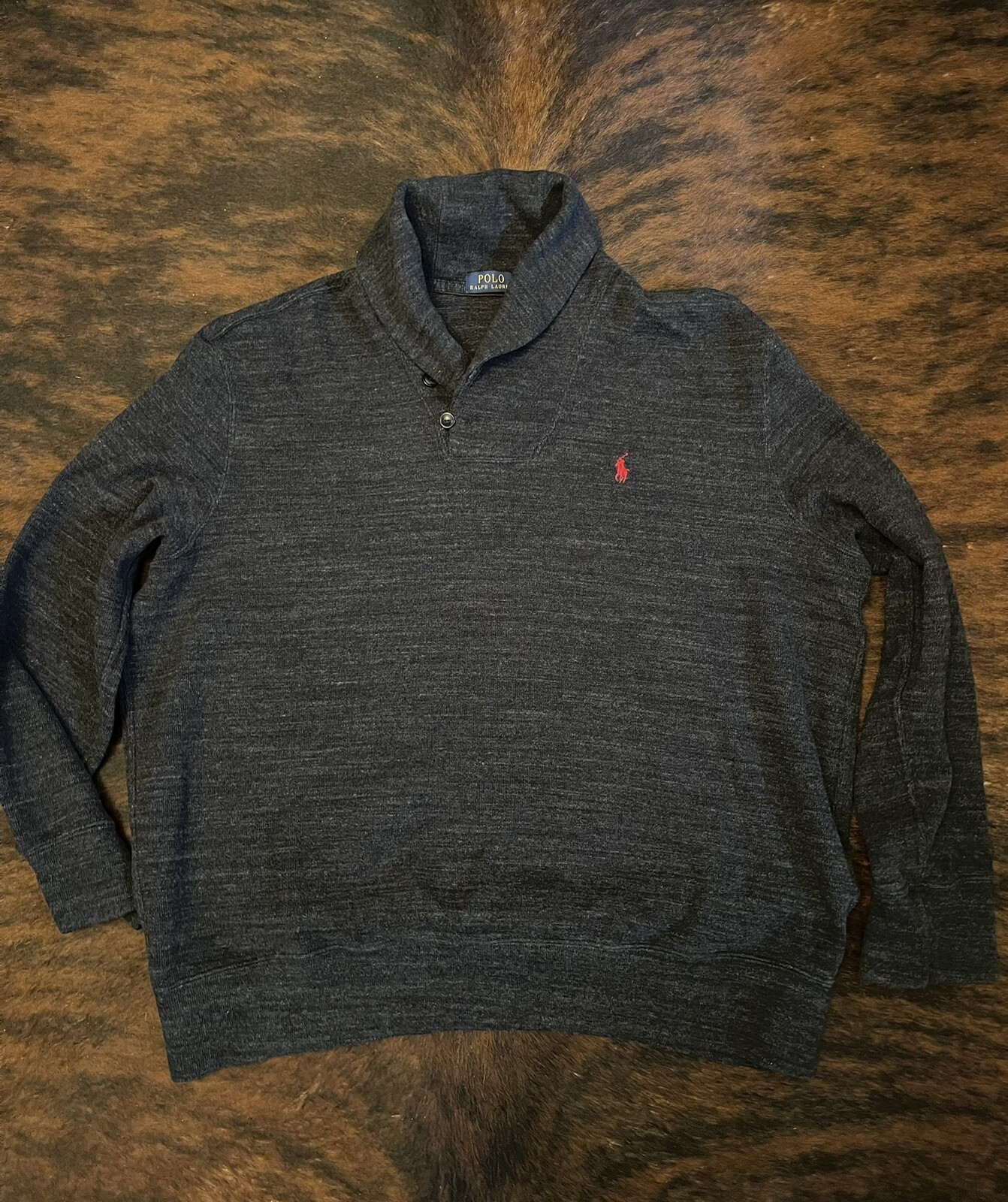 POLO RALPH LAUREN Men's Luxury Jersey Shawl Collar Pu… Gem