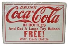 Vintage  Coca Cola Poster Diner Store Paper Sign 12x19