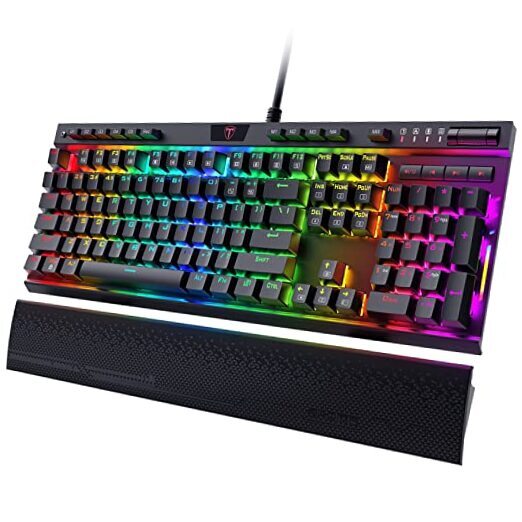 PRO RGB Mechanical Gaming Keyboard, Per-Key RGB Illumination, Macro Keys &