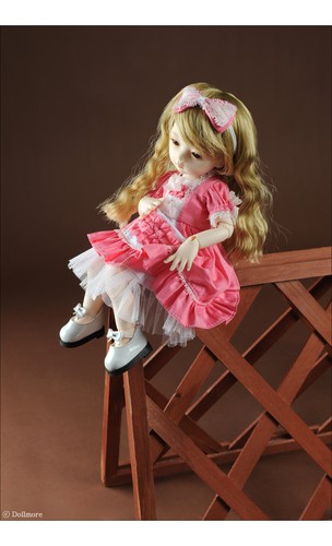 Outftis for YoSD USD Dear Doll Size - Bebe Bongbong Dress Set (Pink) - Picture 10 of 10