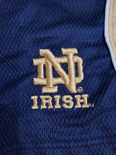 NCAA Notre Dame Fighting Irish Men's Shorts Size Large Navy/Gold/White - Picture 3 of 11