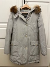 Woolrich Parka Coat With Detachable Fur Authentic Size M 70/30 Down/duck