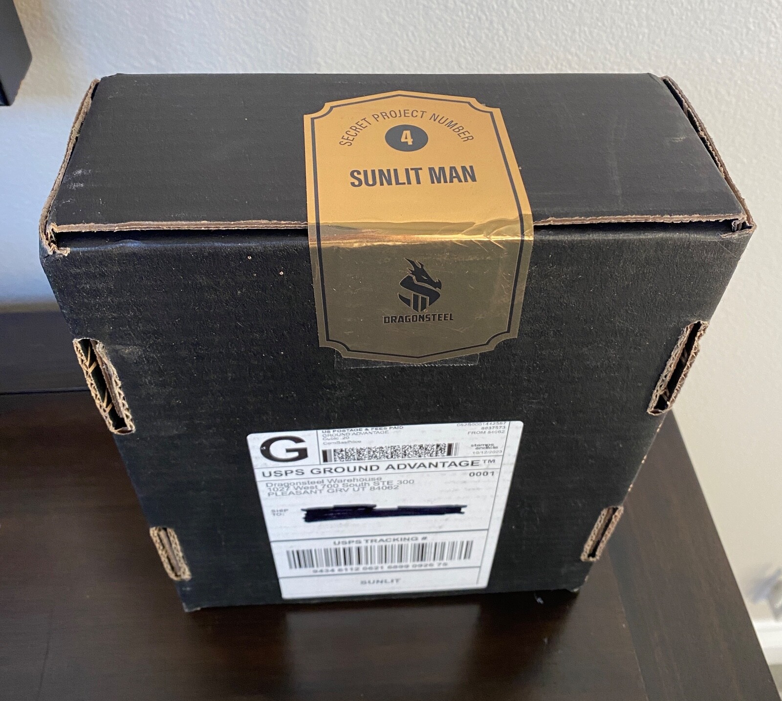 Brandon Sanderson Kickstarter Secret Project 4 Sunlit Man Book NEW