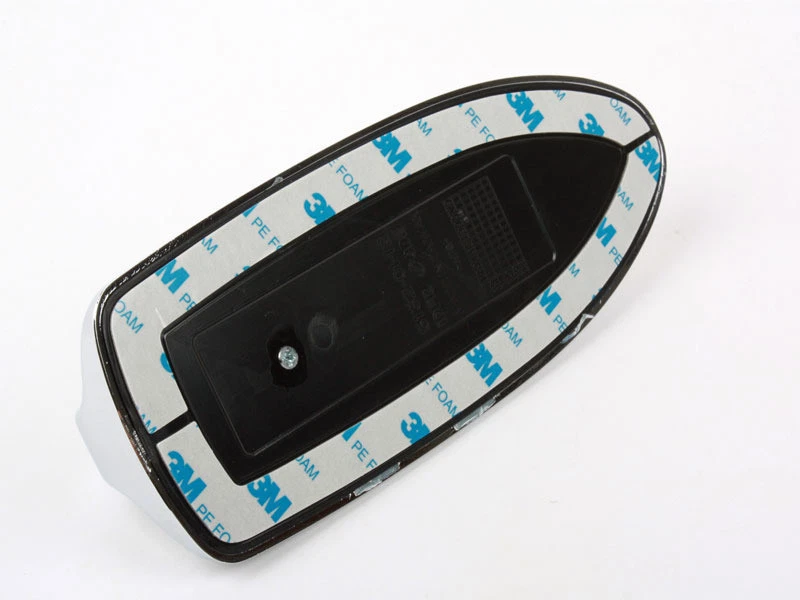 Antena ficticia aérea estática estilo V cromada ajuste universal Foto 2 de 3