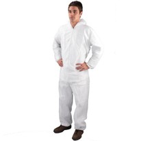 Painters SHIELD Coverall With Hood Polypropylene Non-Woven White 44-46" DC03 